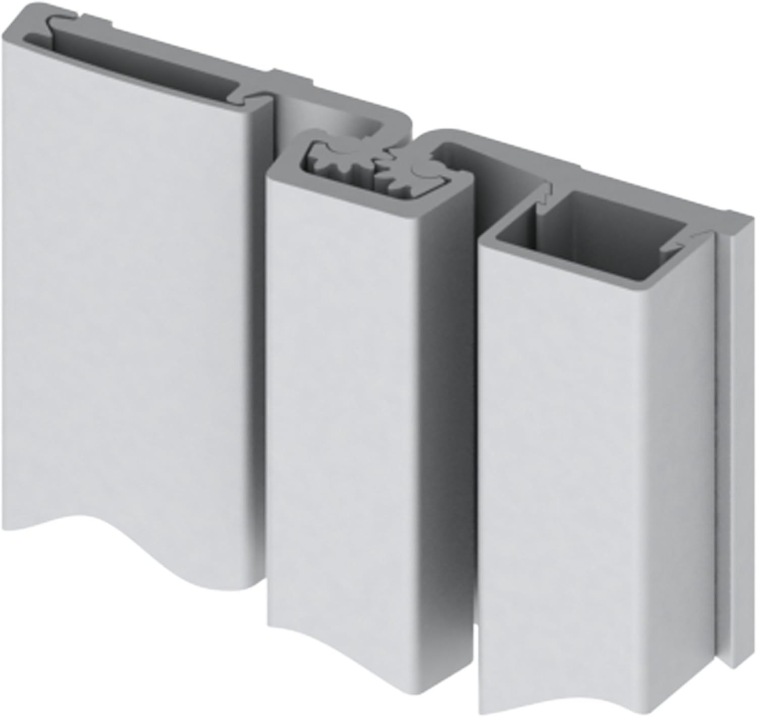 Hager 780157 Series Aluminum Heavy Duty Fire Rated Roton Continuous Geared Hinges, Full Surface