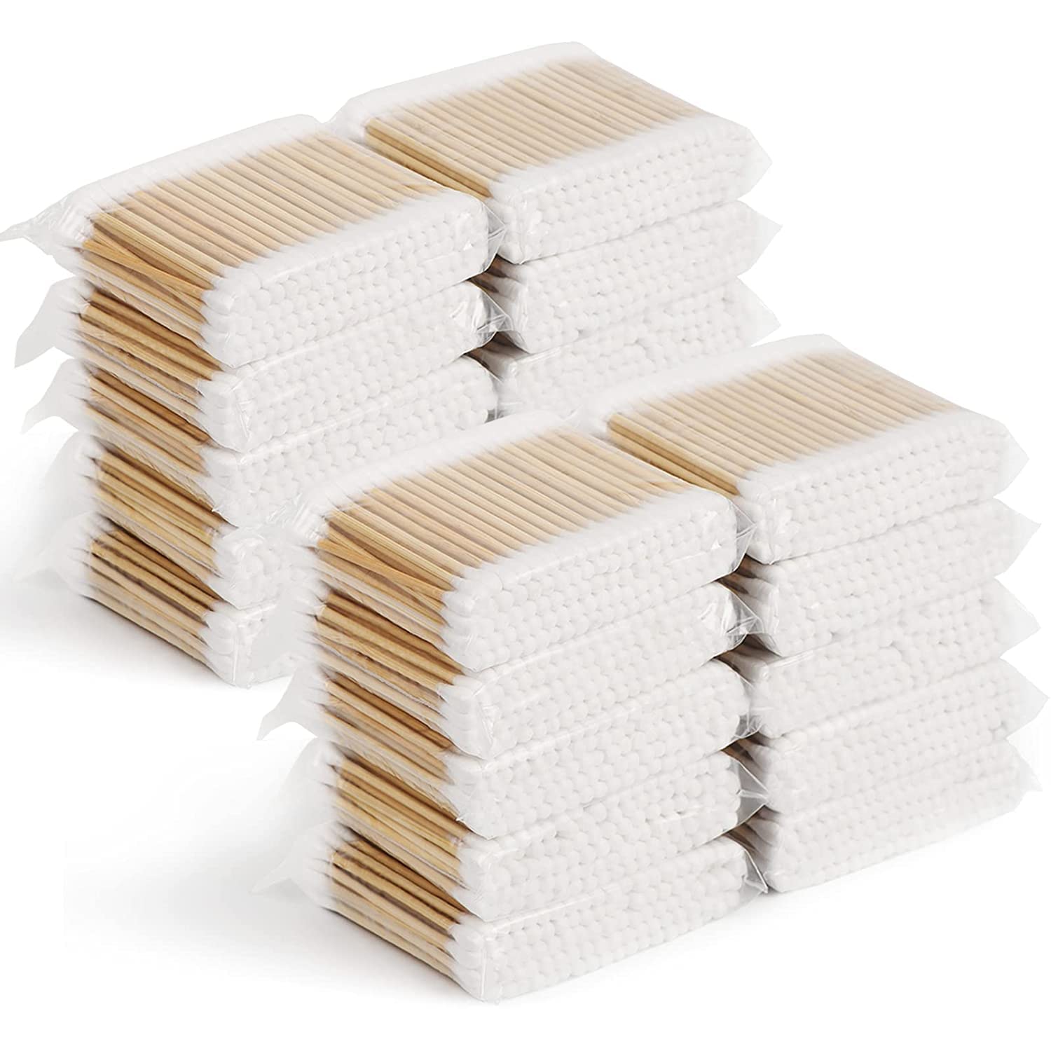 Royalkart Cotton Earbuds Wooden 500 Sticks (5 Pack), 100% Cotton Swabs Double-Tipped Cotton Bud, Great for Makeup, Personal, Baby and Pet Care-image-15