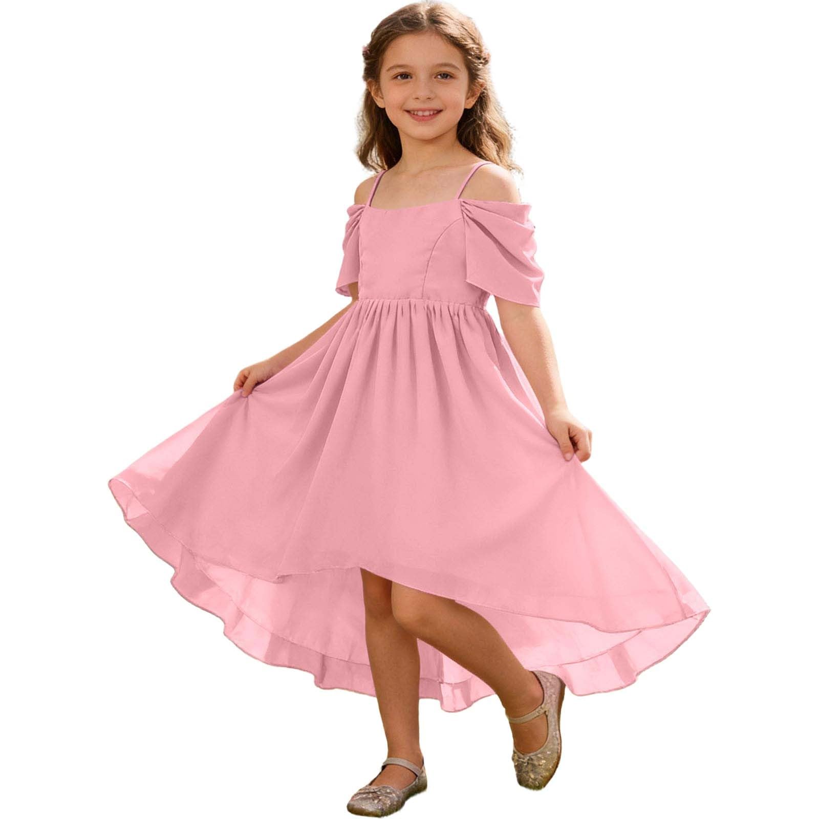 Generisch Categoria di prodotto: abito asimmetrico in chiffon con motivo floreale, ideale per le occasioni quotidiane e il tempo libero