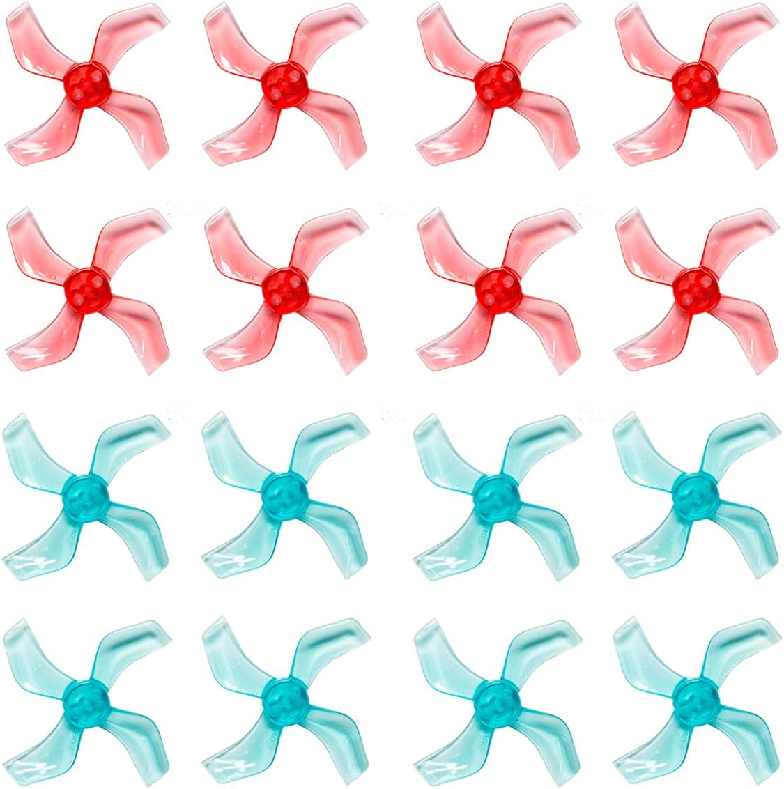 1636 40mm 4-Blade Props with 1.5mm Shaft Micro Whoop Drone Props for 1103-1105 Brushless Motor 16pcs 8CW 8CCW…