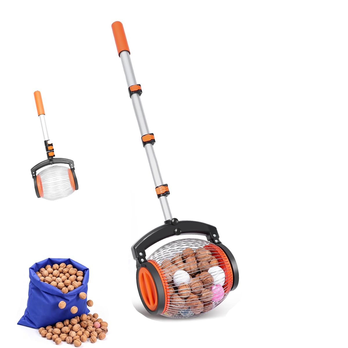 Raccoglitore di noci e noci di pecan, Roll Raccogliere le noci,Dado Pickup