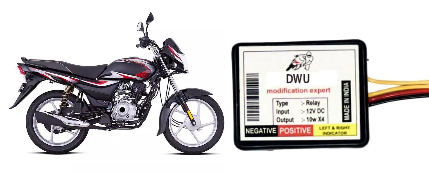 Universal Bike Hazard Flasher/Blinker Waterproof 16 Patterns Flasher Relay suitable for Bajaj Platina 100-picture-17
