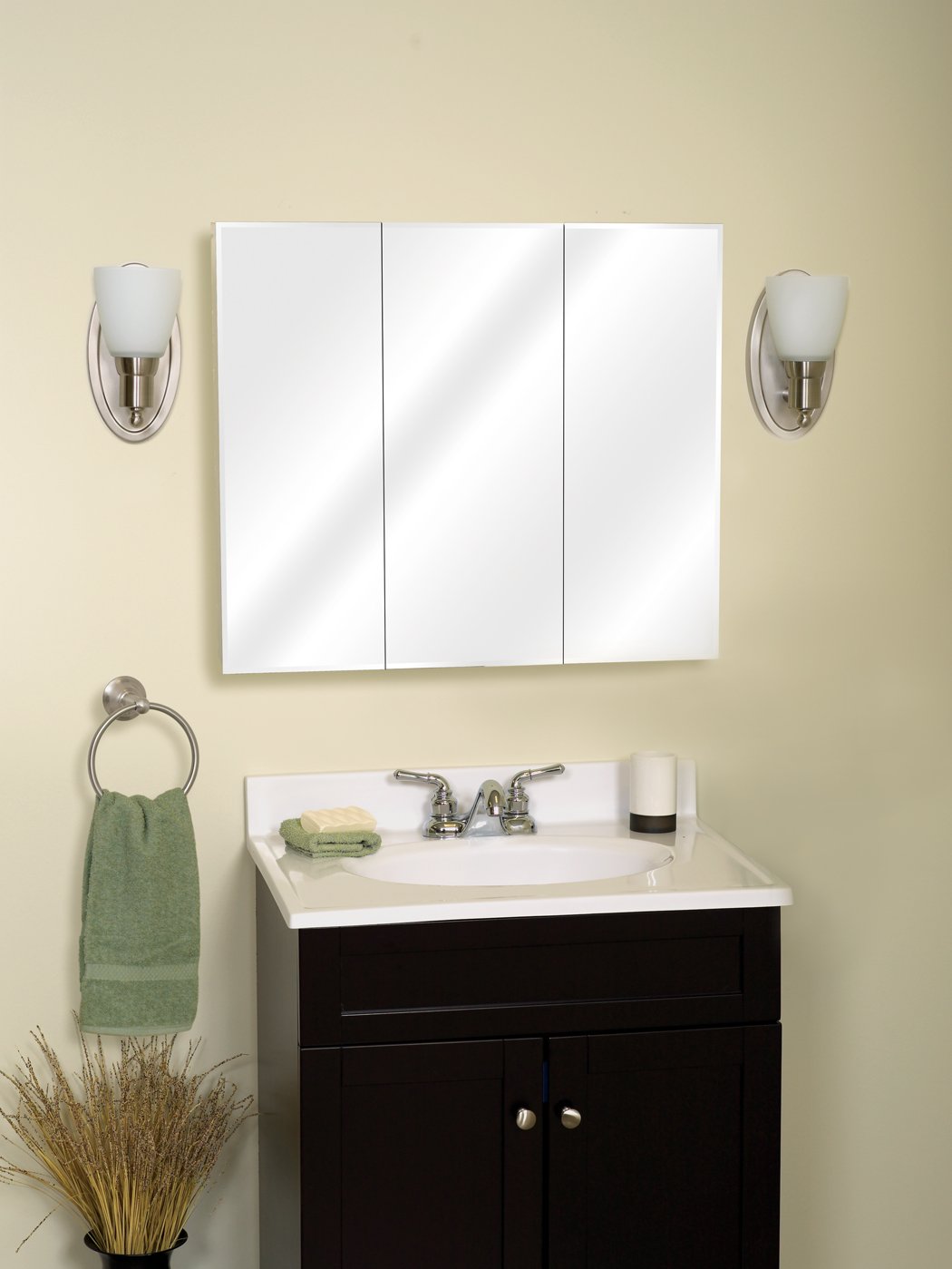 Jensen 84024SS Basic Styleline Recessed Mount Medicine Cabinet