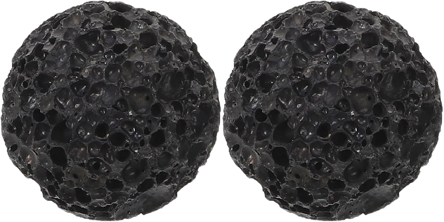 2pcs Natural Pumice Stone: Lava Pedicure Tools - 1.97 Inch 5cm Volcanic Lava Foot Scrubber Files for Callus Corn Cracked Heel Dead Skin Exfoliation