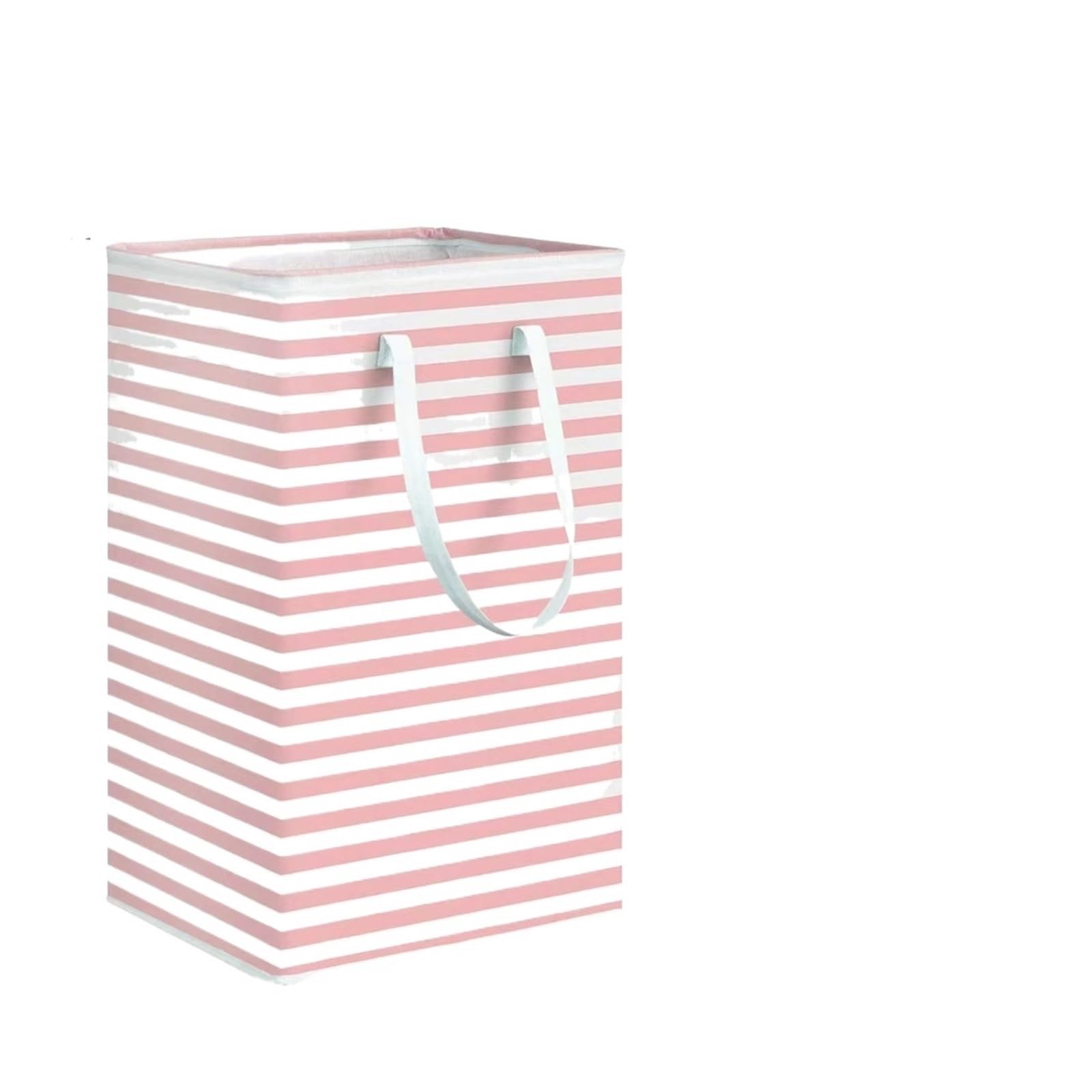 PPQIRU 2Pcs Large Collapsible Laundry Baskets With Handle Household Clothes Storage Basket Dirty For Storage(Pink)