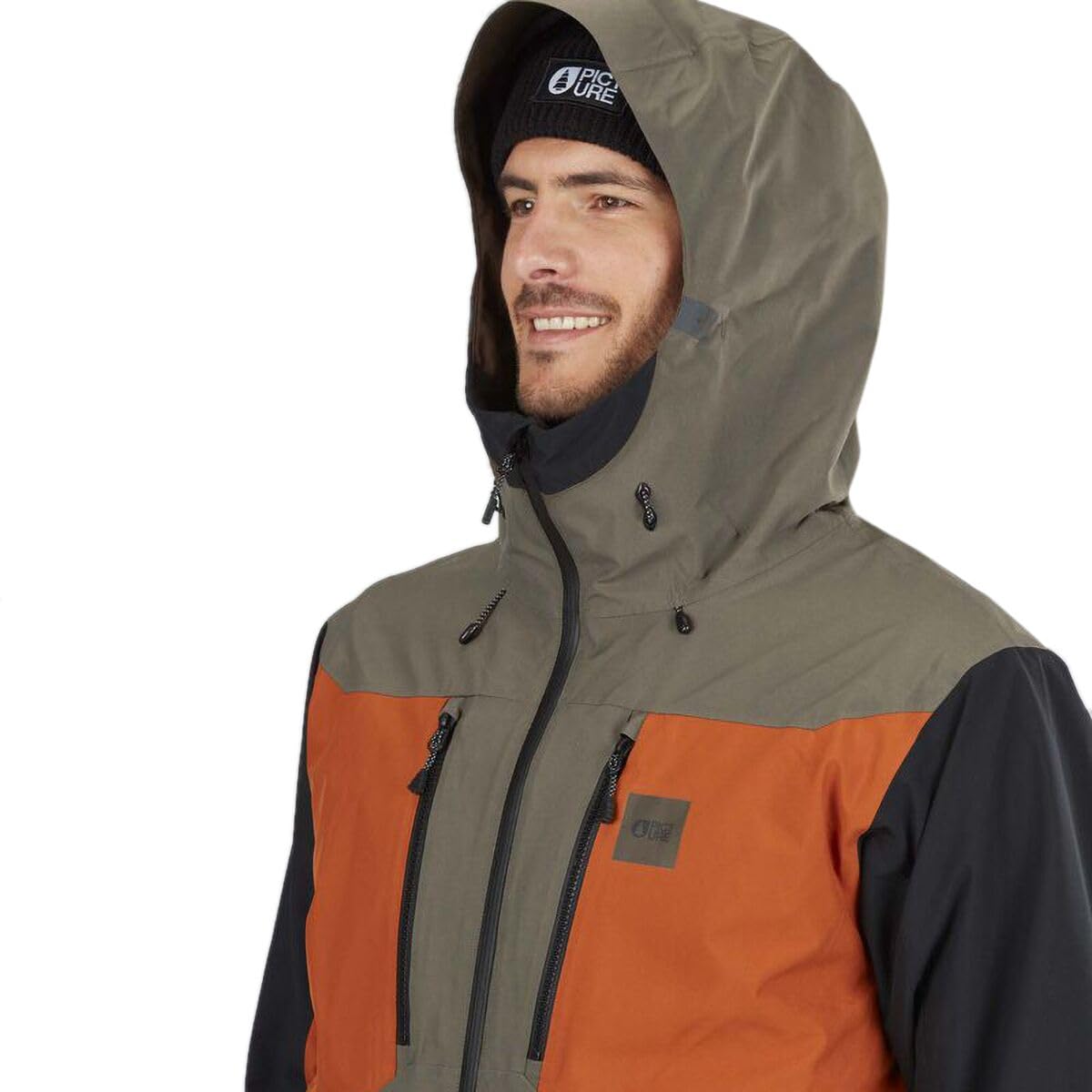 Picture M Naikoon Jacket Oliv - Chaqueta de esquí y snowboard para hombre, talla L, color verde oscuro, verde oscuro