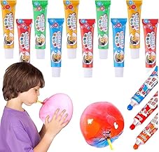 Blow Plastic Bubbles Toys(Pack of 5 Tube), Large Bubble Balloons for Kids, Outside Party Birthday Gift, Great Original Bloonies Bubble Making, Bubbles DIY Crafting Childhood Nostalgia China Toy