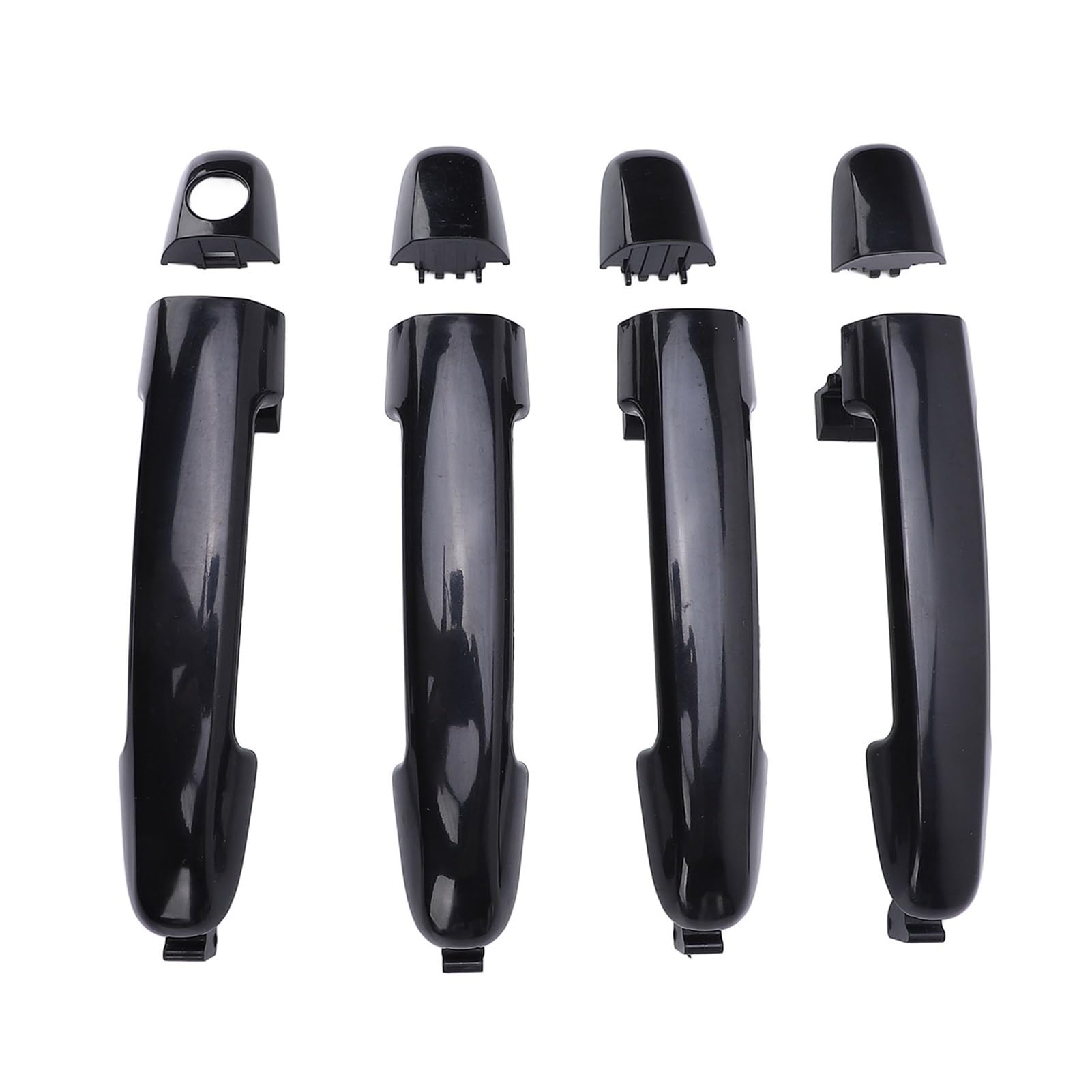 Poignés porte extérieure voiture Sonata NF ensemble de poignées noires