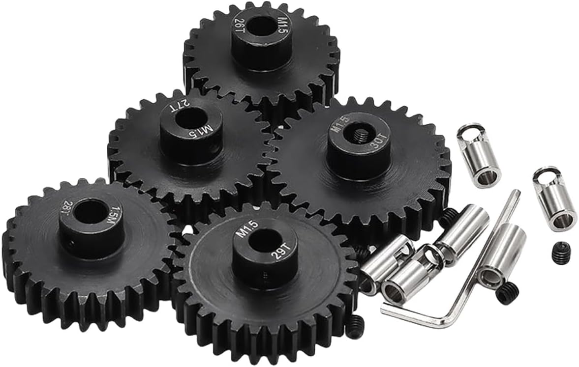 複数の歯のモーターギアセット8mmシャフト装備精度エンジニアリングギア11t 16t 21t 26tリモート精度伝送ギアのオプション