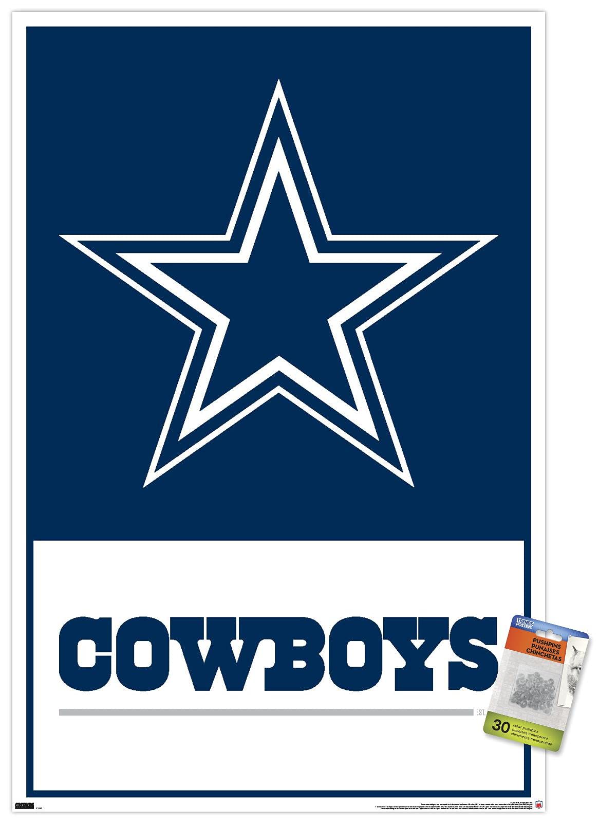 Amazon.co.jp: Trends International NFL ダラス・カウボーイズ - ロゴ