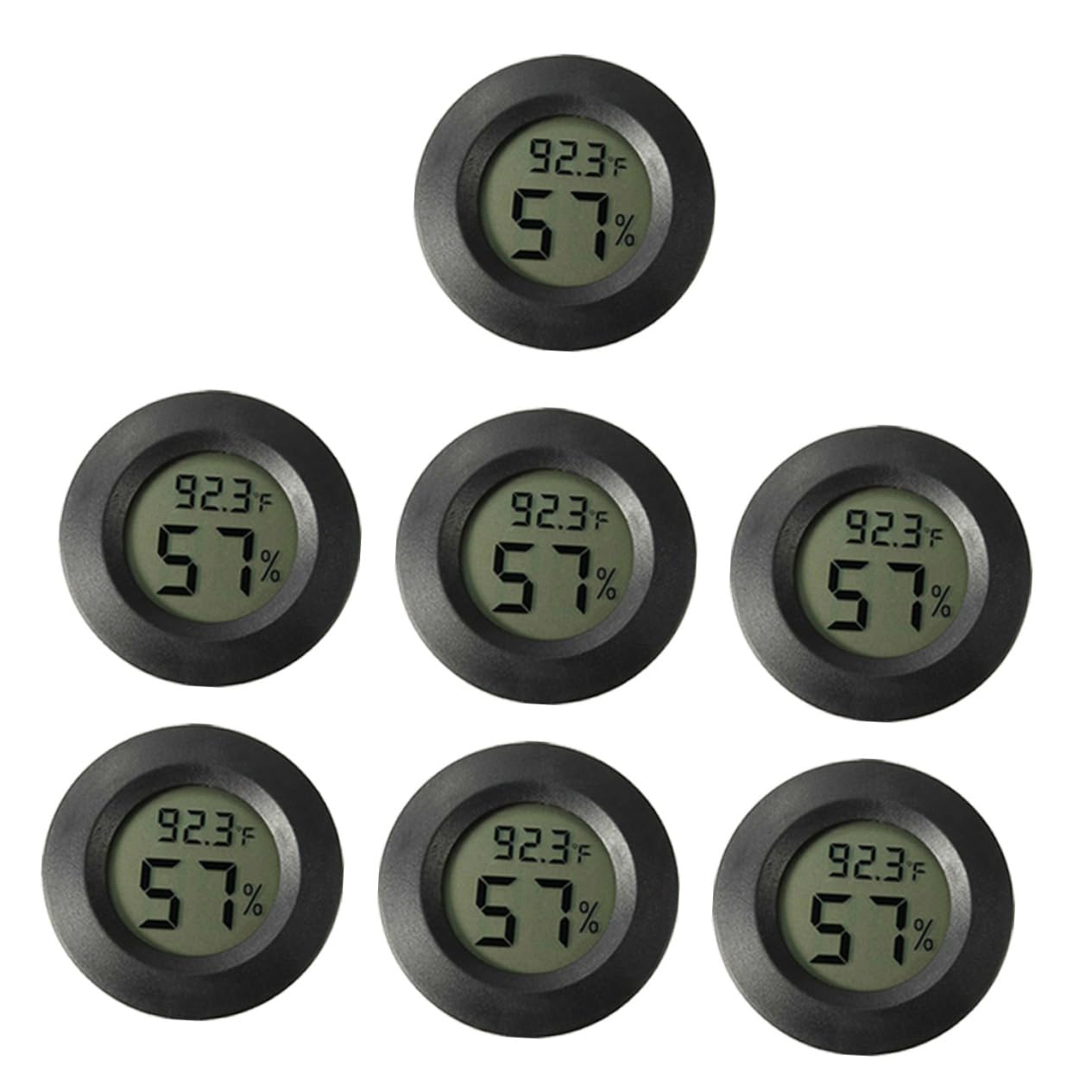 YARNOW 21piezas Higrómetro Digital Mini Para Terrarios Medidor De Humedad y Temperatura Para Reptiles De y Portátiles