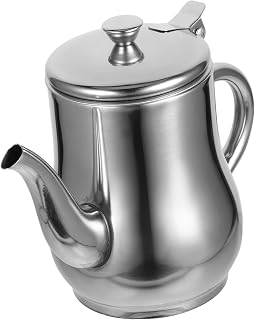 18oz Stainless Steel Oil Storage Pot with Strainer Large Capacity Household Grease Container for Safe Cooking Oil Recycling Easy to Clean and Handle