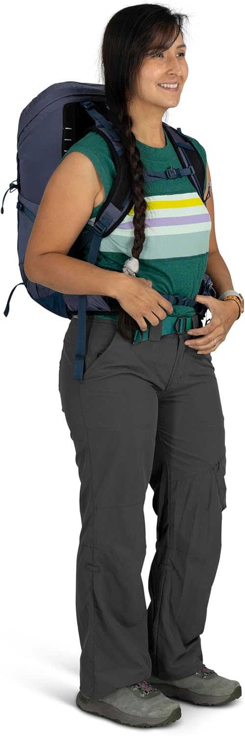 Osprey Tempest 26L Women's Lightweight Hiking Backpack - Daypack for Travel & Camping, Frosty Mint Green/Botanica - Image 11