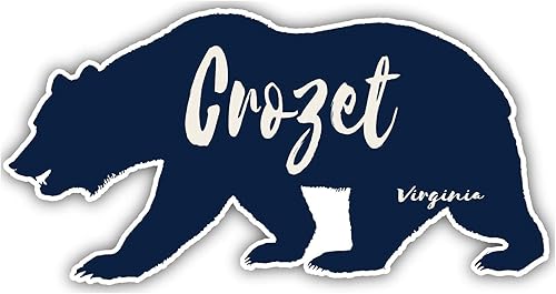 Crozet Virginia Souvenir - Imán para nevera, diseño de oso
