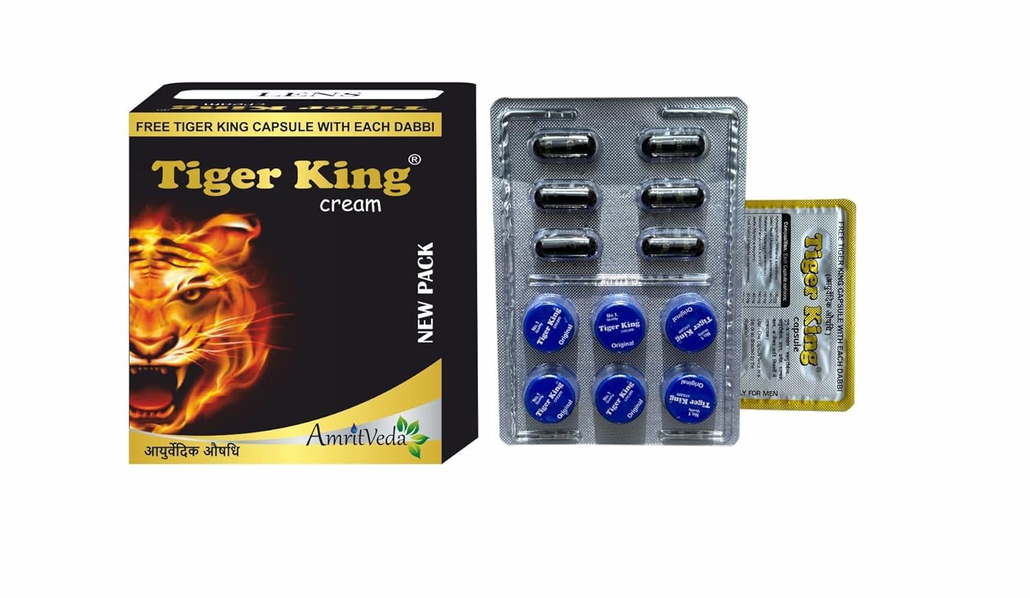 TIGER KING Cream Pack of 6 (Blue, 6 x 1.5 g)-image-21