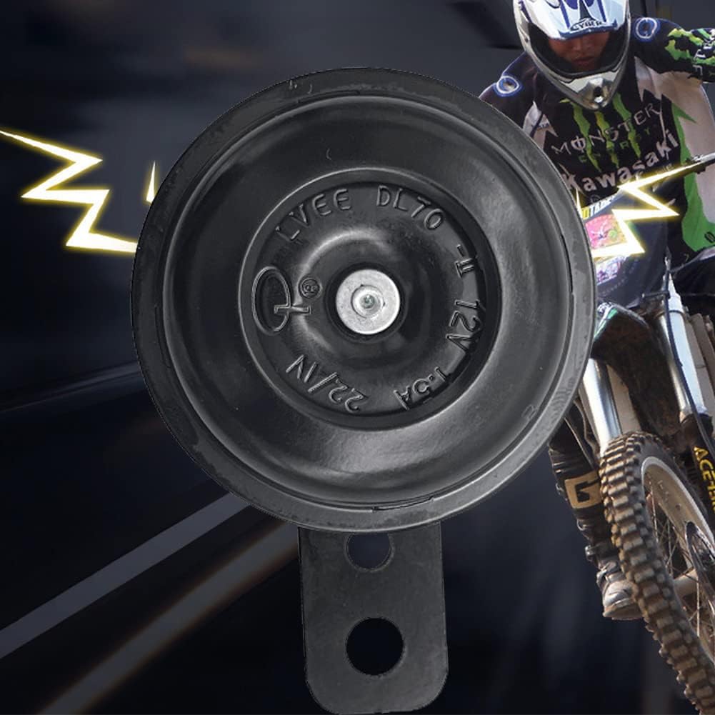 Clacson Moto Universale 12V 1.5A 105db Moto Corno Elettrico Kit Segnale - Foto 7