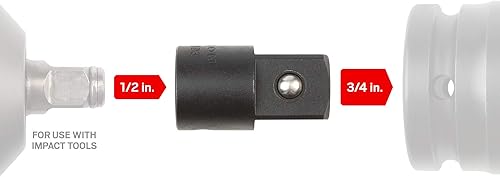 Miniatura 3 de TEKTON Adaptador de impacto de 12 pulgada (F) x 34 pulgadas (M)  SIA24103