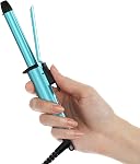 FARERY Travel Size Mini Curling Iron, Dual Voltage 1 Inch Ceramic Mini Hair Curler, Travel Curling Iron for Short Hair Infused with Keratin & Argan Oil, with Storage Bag