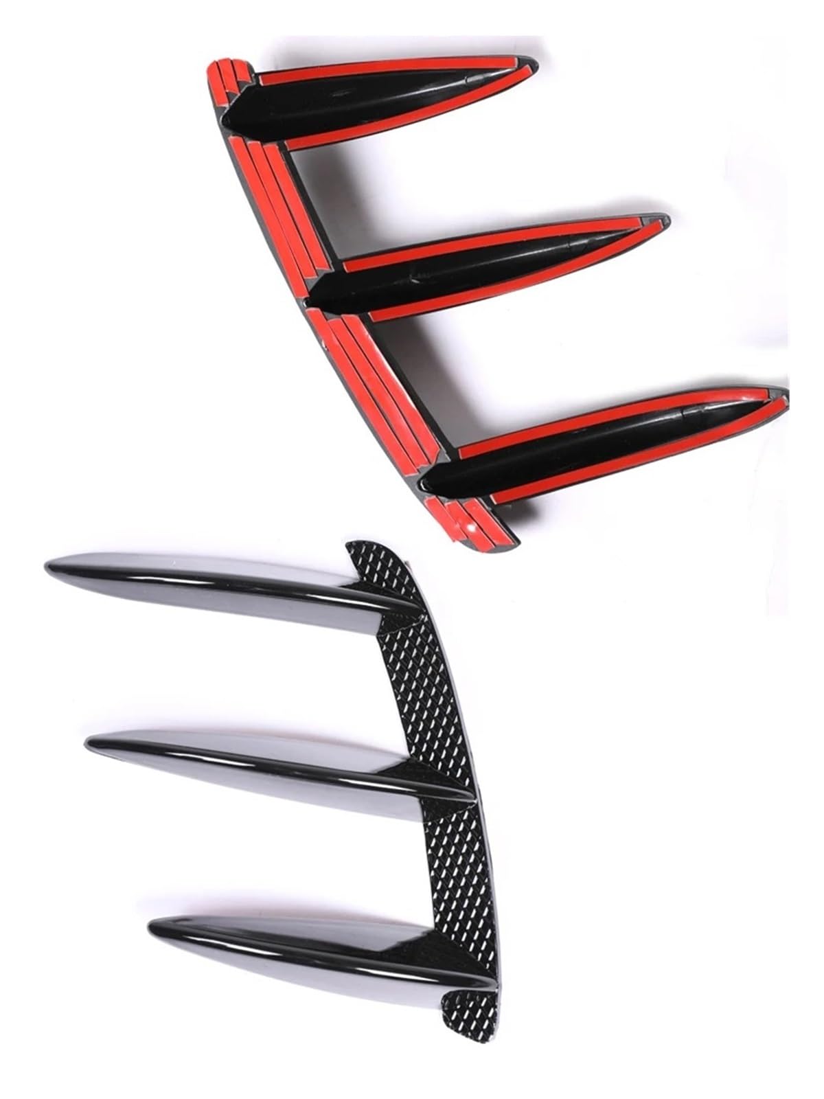 Labbro Anteriore Spoiler Per Benz Classe A W176 A45 2013-2016 2017 2018 Paraurti Posteriore Sportivo Con Presa D'aria Splitter Spoiler Copertura Accessori Auto Neri Labbra Paraurti(A45 Gloss Black Tee