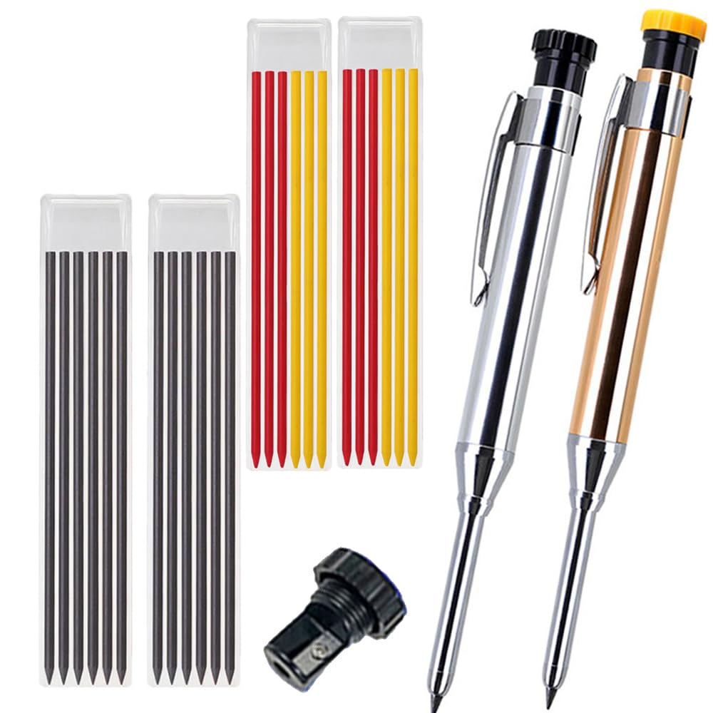 Multi-Color Woodworking Pencils - Set of 3 or 4 -10 Multi-Color Woodworking Pencils - Set of 3 or 4 -10