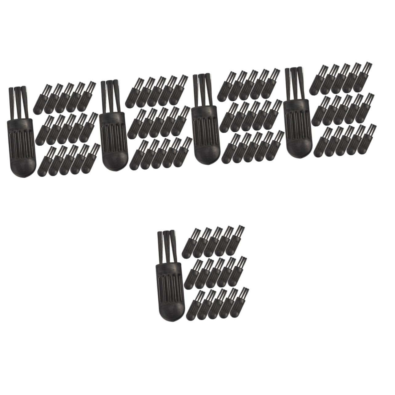 FOMIYES 500piezas Cepillo De Limpieza Mini Para Afeitadoras Eléctricas Cepillo Para Recortadores De Cabello y Máquinas De Afeitar Para y Uso Personal
