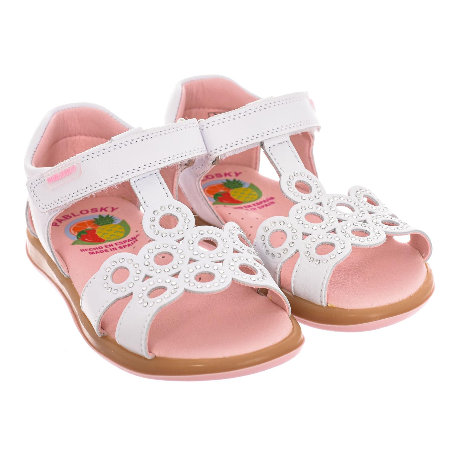 Pablosky 014200, Sandali con Tacco Bambine e Ragazze