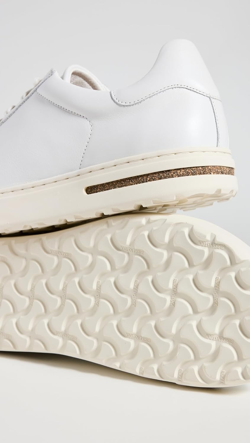 Birkenstock Men's Bend Leather Sneakers, White, 8 Medium US