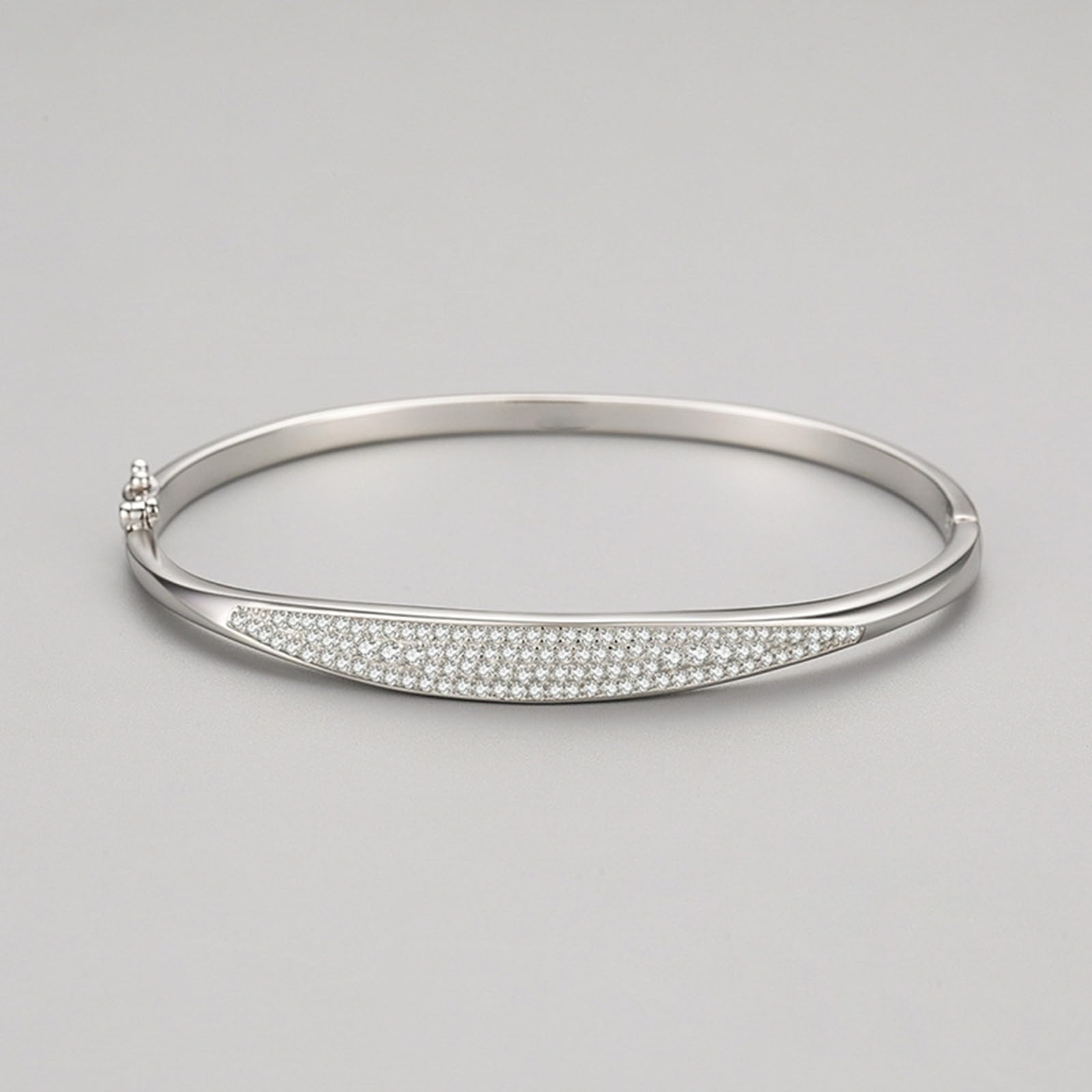 Pulseras para la amistad, pulsera geométrica de diamantes creados para parejas, PT950 y oro blanco de 9K/14K/18K