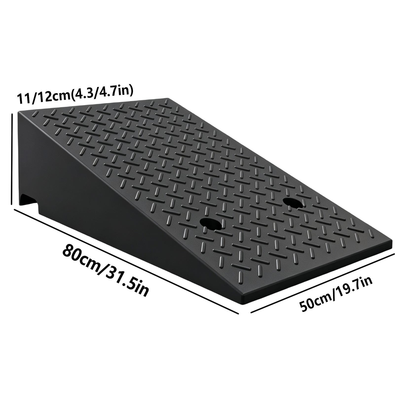 Wytrzymała Rampa Najazdowa, Niski Profil, Wysokość 11/12 cm