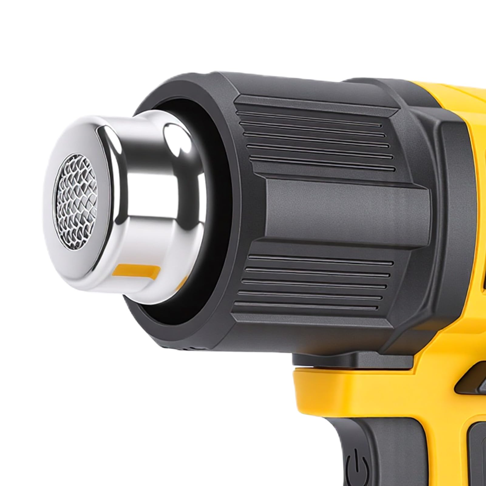 Eujgoov Pistola de Calor Sin Cable 122°F-1022°F, Temperatura Ajustable 5 Velocidades de Aire con Función de Memoria y Bloqueo de Seguridad para Baterías,