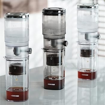 Cafetera fría con control de goteo estable y ventana transparente para monitorear la extracción con filtro de alta densidad (negro)5