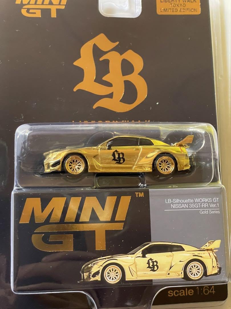 MINI GT NISSAN 35GT-RR Ver.1 Gold Series