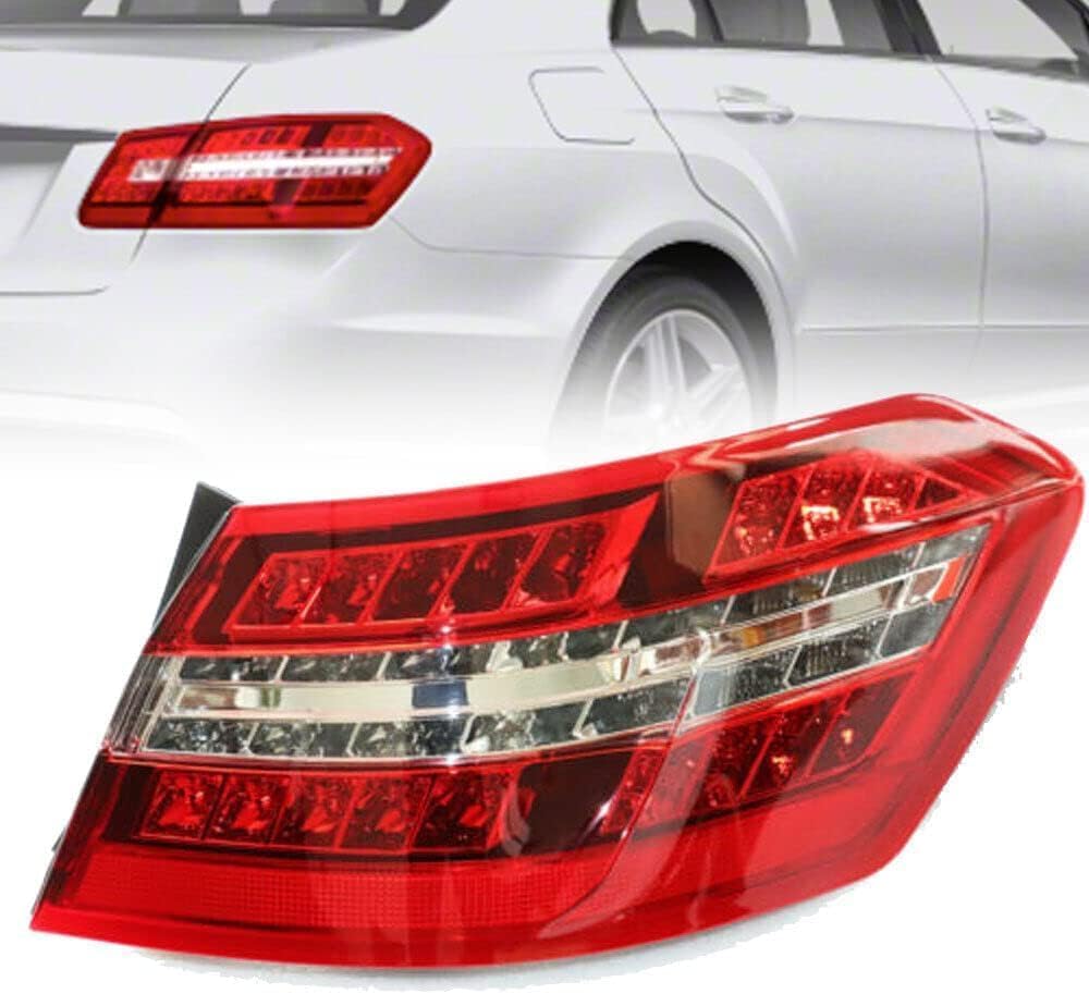 Passenger Side Tail Light Assembly Compatible with 2010 2011 2012 2013 Mercedes-Benz E-Class E550 E63 AMG, Right Side LED Taillight, Rear Tail Lamp Replace, Rear Lamp Taillight, 2129060858