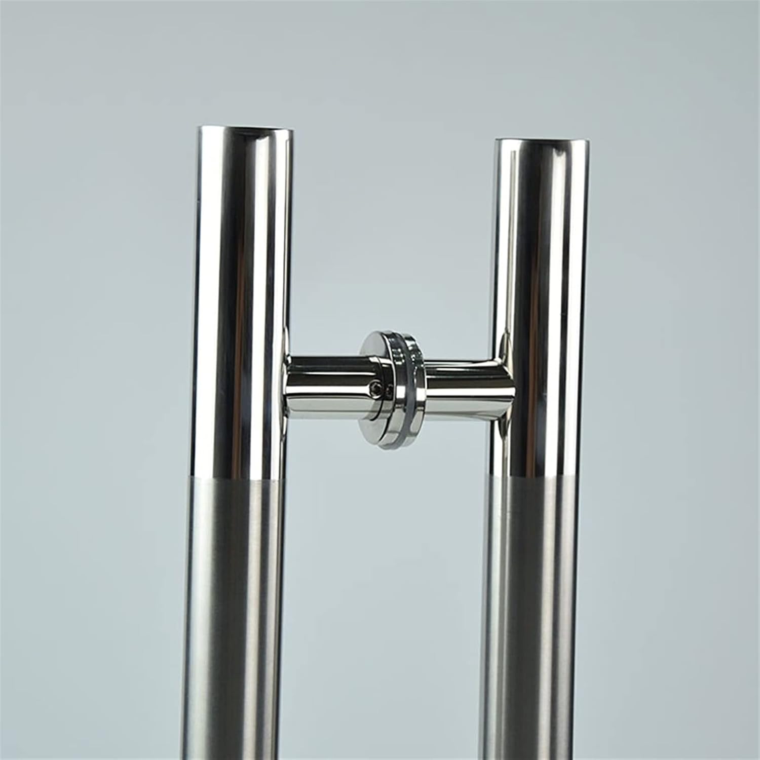 Gate Hardware Door Hardware,Stainless Steel Handle/Glass Door Wooden Door Handle/Shower Room Door Push-Pull Handle Suitable for Home,Hotel,Office(1000×700mm)