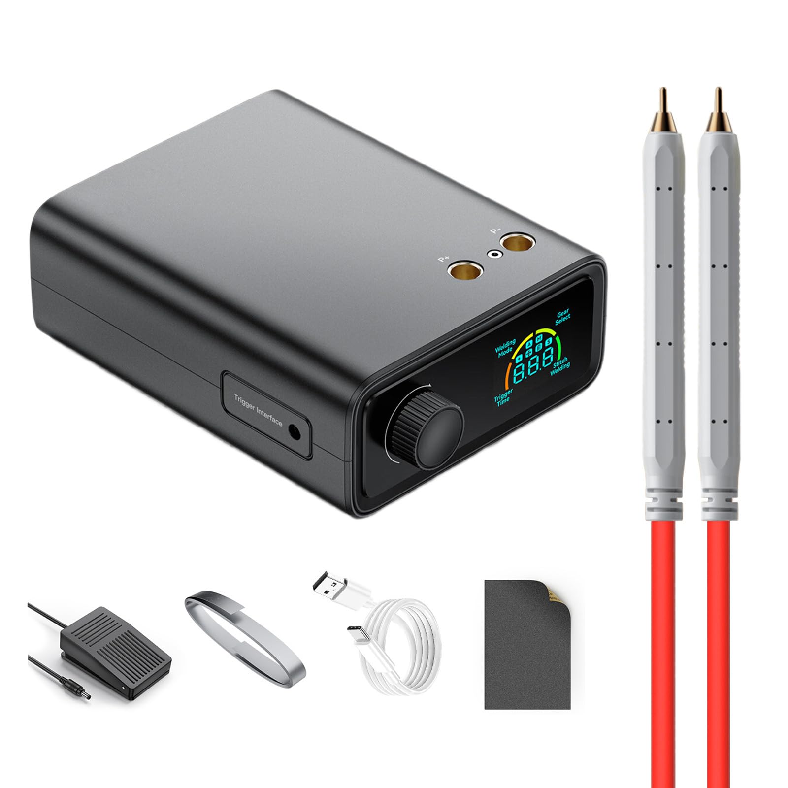 Lightweight 18650 Welding Tool with Real Time for Various Metal Thicknesses Portable Welder