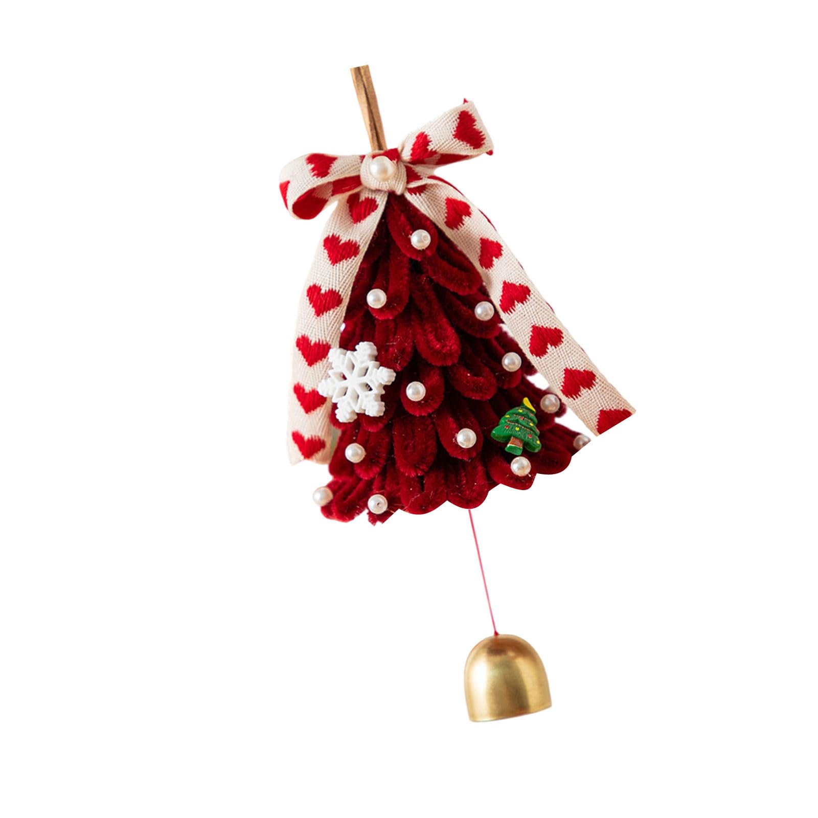 Nucelit Stems Christmas Tree Ornament Craft Set for Creative Holiday Project Includes Twistable Colorful Pipe Cleaners Twistable Christmas Ornament