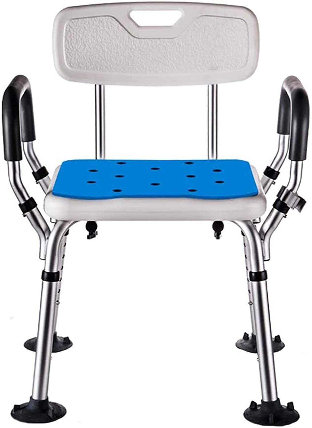 Tabouret de douche portable avec hauteur réglable sécurisée
