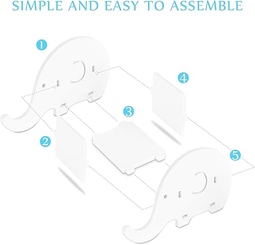 Miniatura 5 de COOLOO Soporte para lápices, soporte para teléfono celular, accesorios de oficina de elefante lindo, soporte de escritorio para tableta, decoración