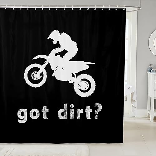 Miniatura 14 de Feelyou Cortinas de ducha de tela de cerezo rojo, cortina de ducha para niños y niñas, dibujos animados, frutas, alimentos, baño, accesorios