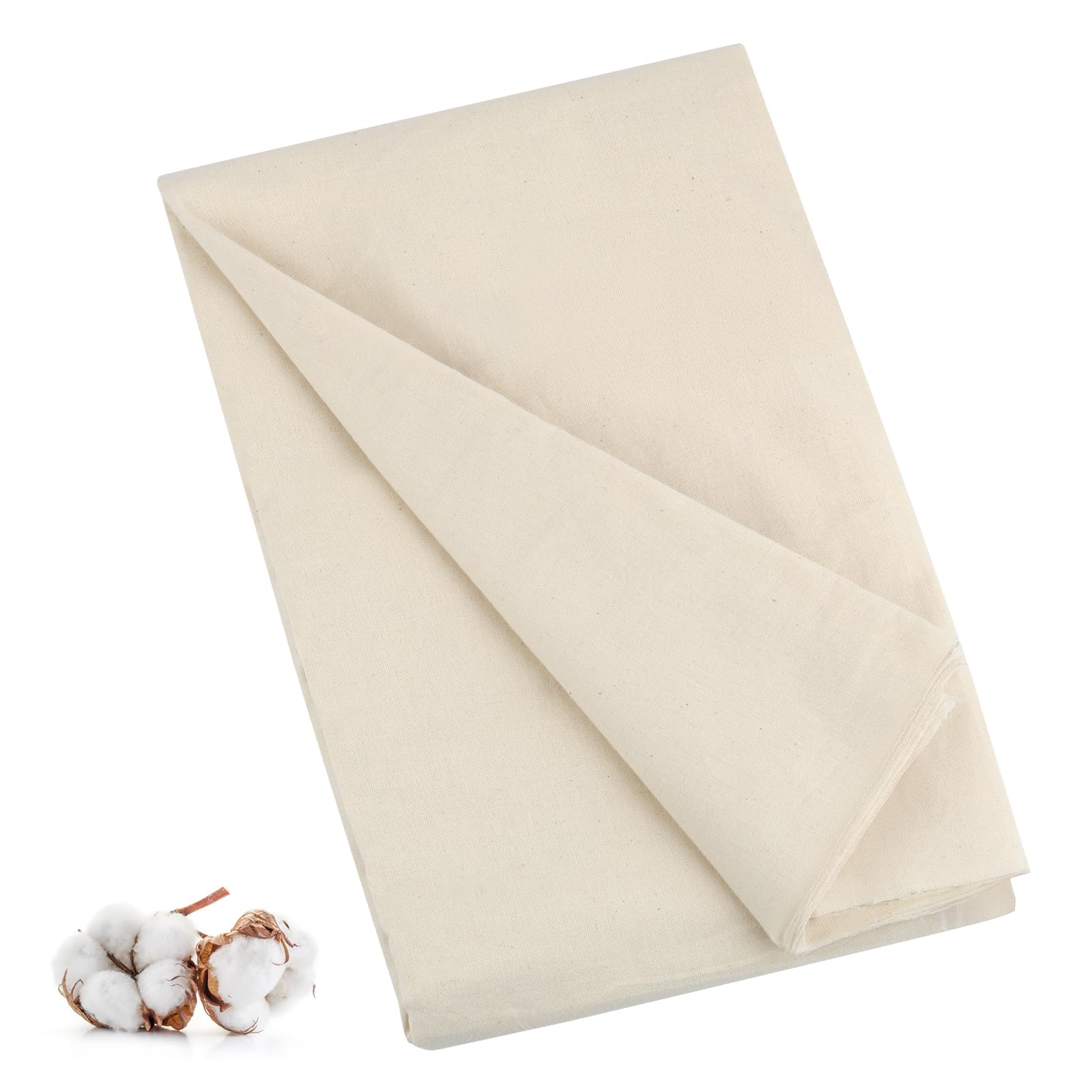 PEASUG 100% Cotton Muslin Fabric