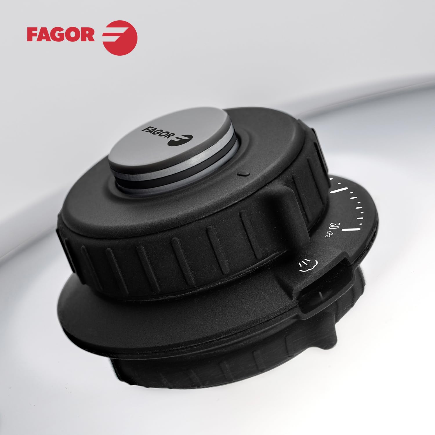 Fagor Duo Schnellkochtopf 6 Liter - Induktion, Edelstahl 18/10, 2 Druckstufen, 5 Sicherheitssysteme