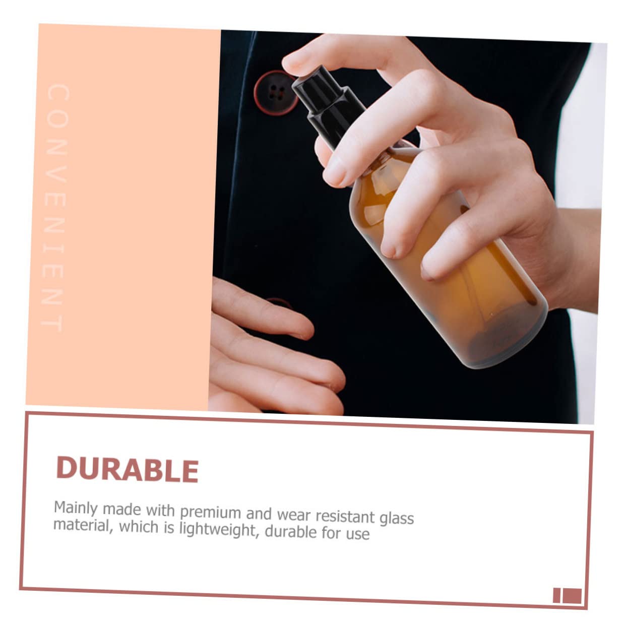 12 Stück Teiliges Lichtundurchlässige Glas Sprühflaschen für Ätherische Öle Auslaufsichere Reisezerstäuber Wiederbefüllbare Parfum und Kosmetikbehälter Kompakt und Handlich