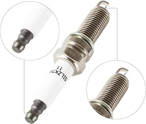 Miniatura 7 de Paquete de 4 bobinas de encendido UF816 y bujías de iridio compatibles con Hyundai Elantra Sonata Kona Kia Forte Optima 2.0L Reemplazar # 27300-2E601