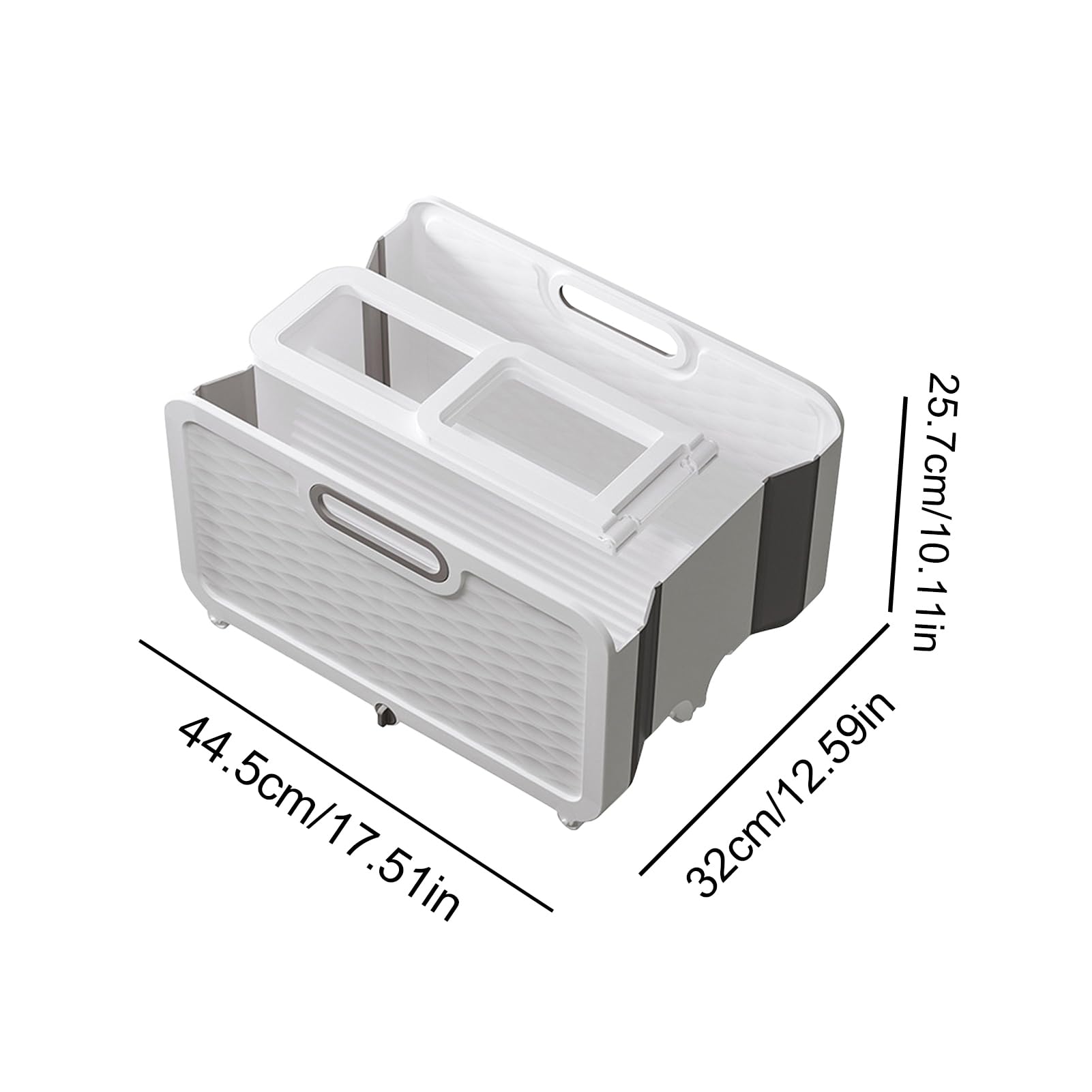 Cubo de limpieza plegable, cubo para moocito plegable portátil, cubo de almacenamiento compacto, cesta para la colada, práctico cubo de agua plegable lavabo para ahorrar espacio para fregona