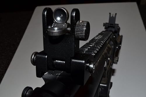 Miniatura 5 de Acid Tactical® 2 miras de hierro BUIS abatibles de perfil bajo delantero y trasero