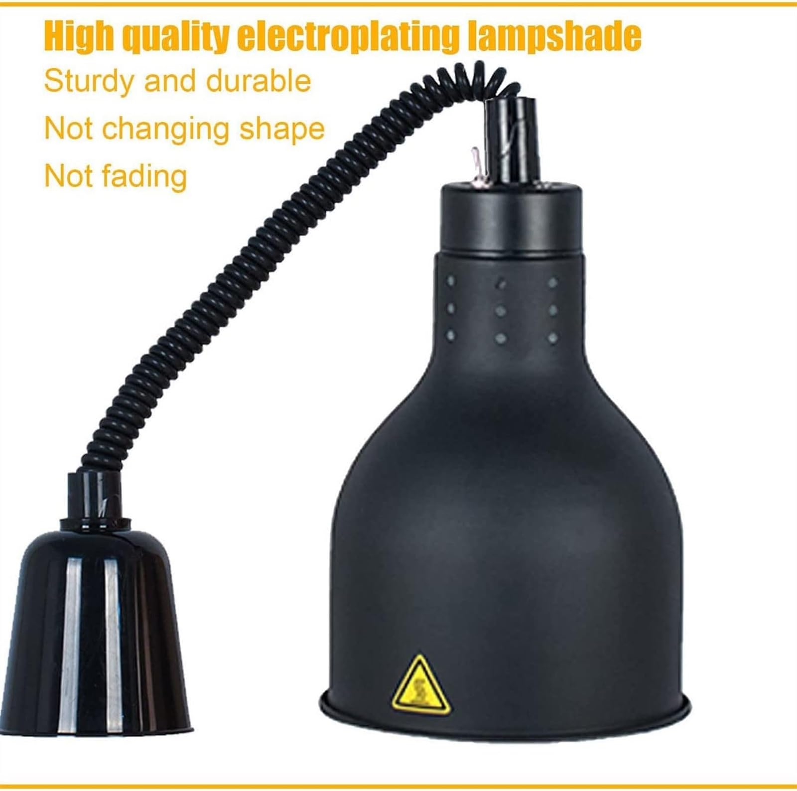 Lampada riscaldante commerciale per appendere cibi, Lampada riscaldante per ristoranti, Lampada riscaldante per alimenti, Lampada riscaldante commerciale per alimenti caldi, Lampada riscaldante a in