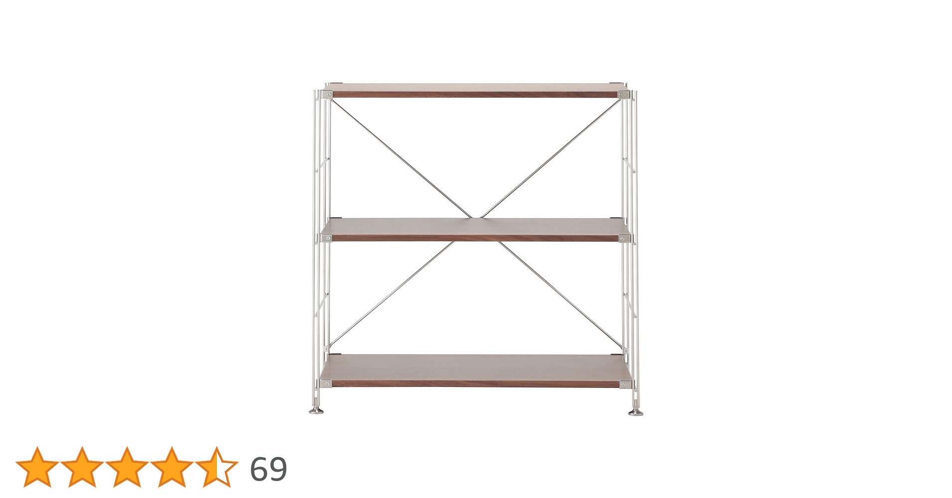 Amazon|無印良品 ステンレスユニットシェルフ ウォールナット材棚 Amazon|無印良品 ステンレスユニットシェルフ ウォールナット材棚