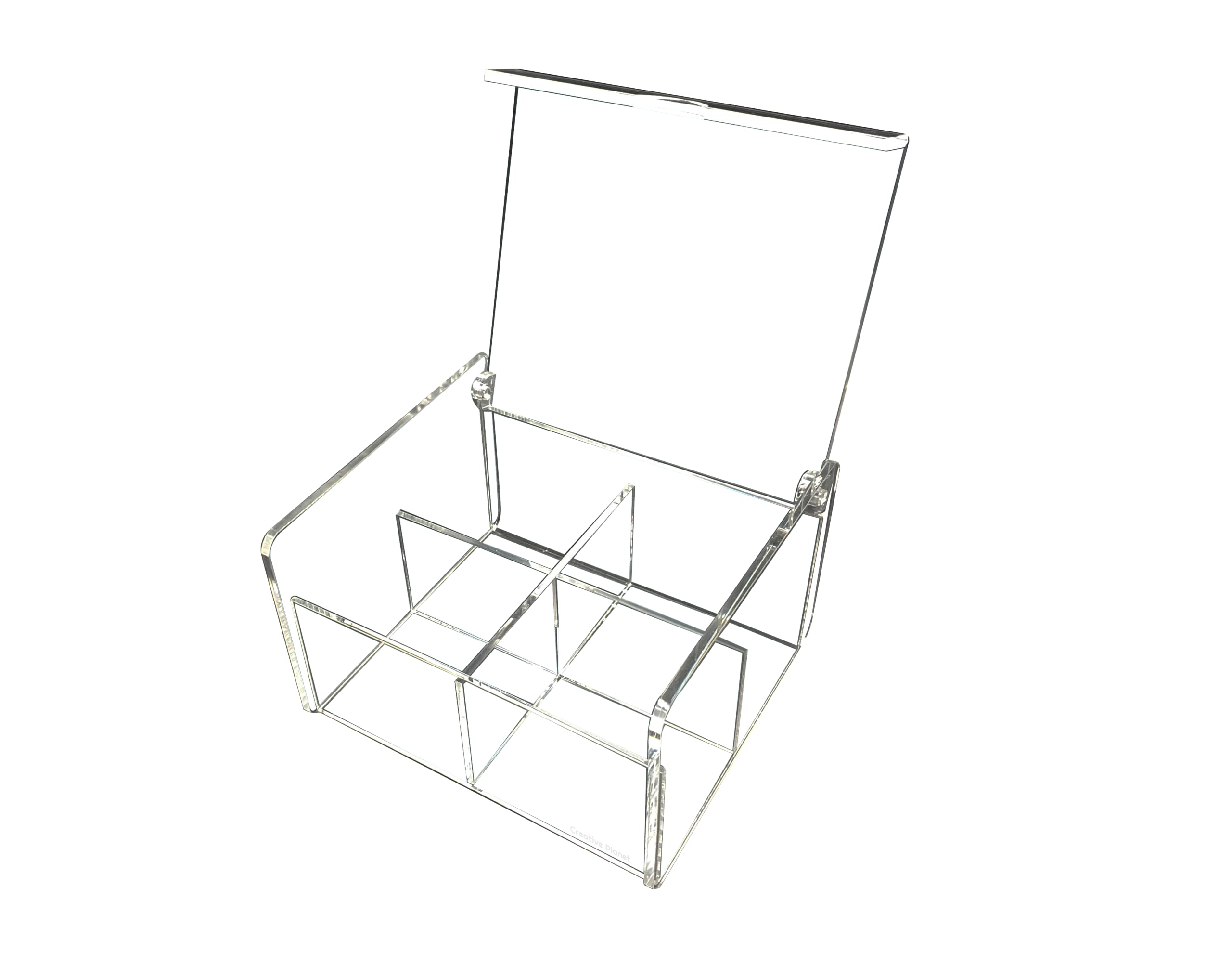 Tea Bag Storage Organizer Box by Creative Multi Use Pantry, Kitchen Storage Box, Clear