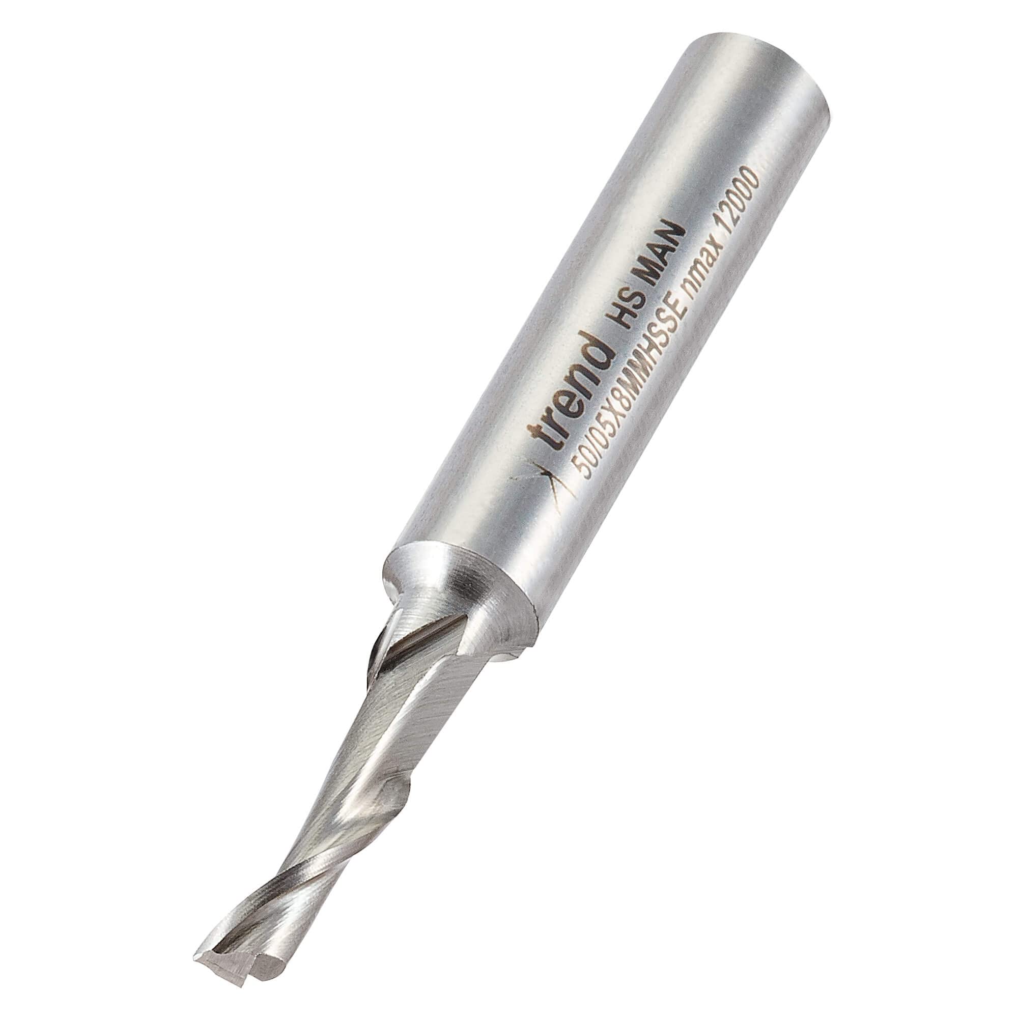 Trend 50/05 x 8mm HSSE Helical Plunge Bit 5mm