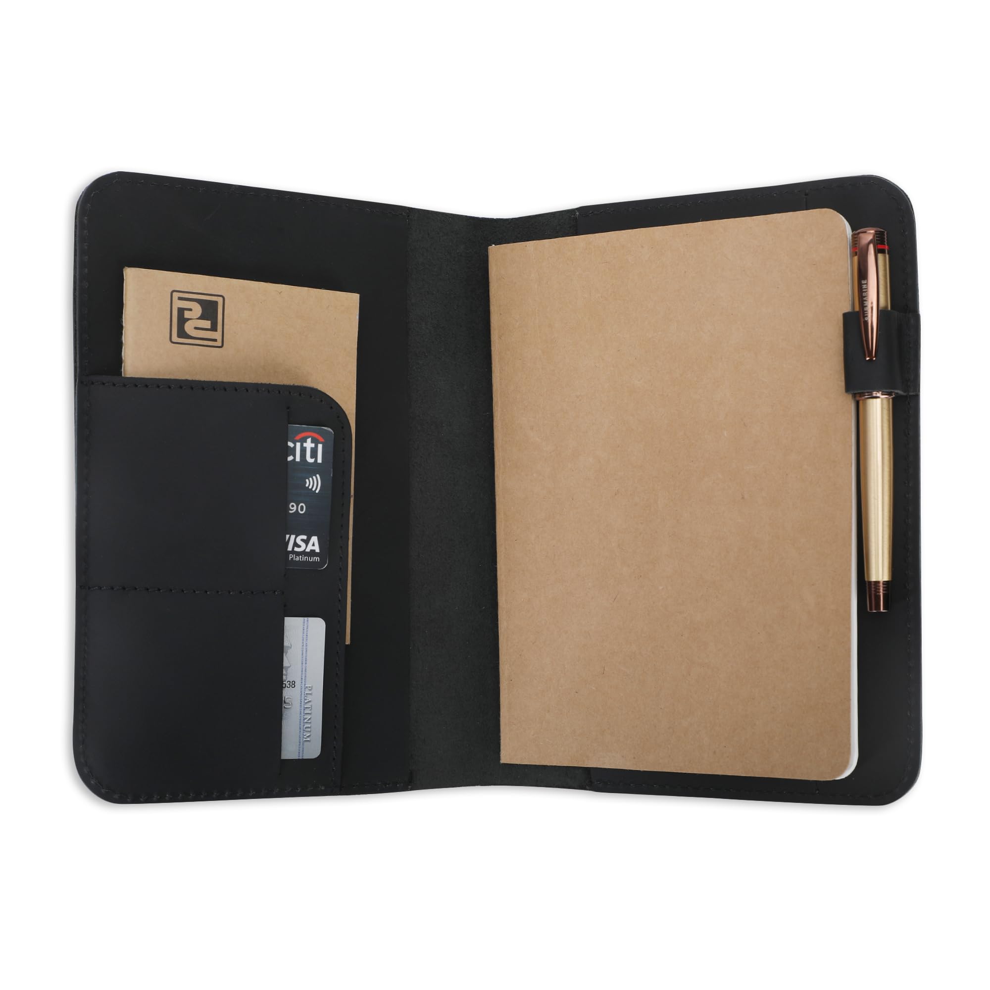 Funda de diario de cuero de 5.75 x 8.25 pulgadas, tamaño A5 mediana recargable, cuaderno de viaje encuadernado en cuero hecho a mano para escritores y viajeros, funda de cuero vintage,